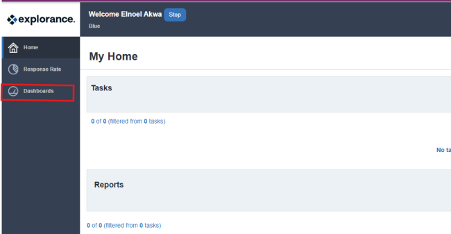 log in dashboard
